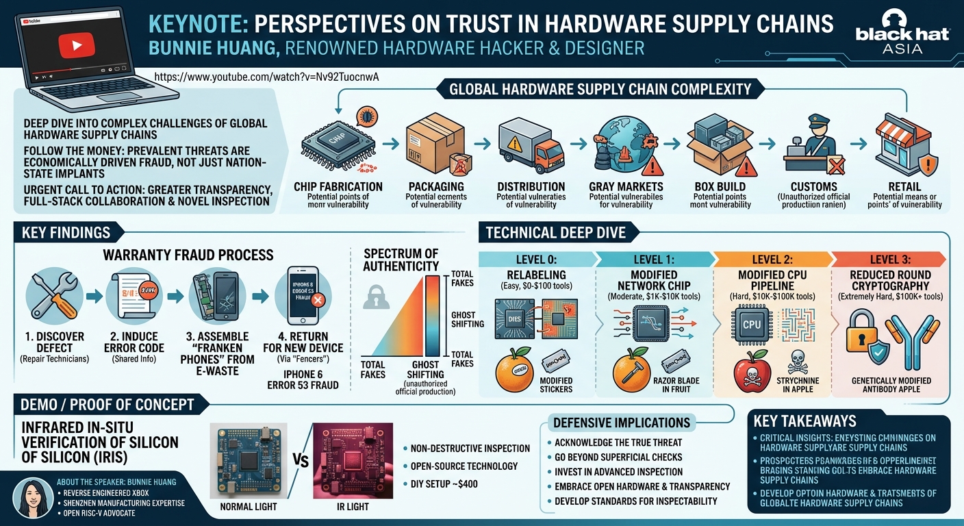 Visual summary for Keynote: Perspectives on Trust in Hardware Supply Chains