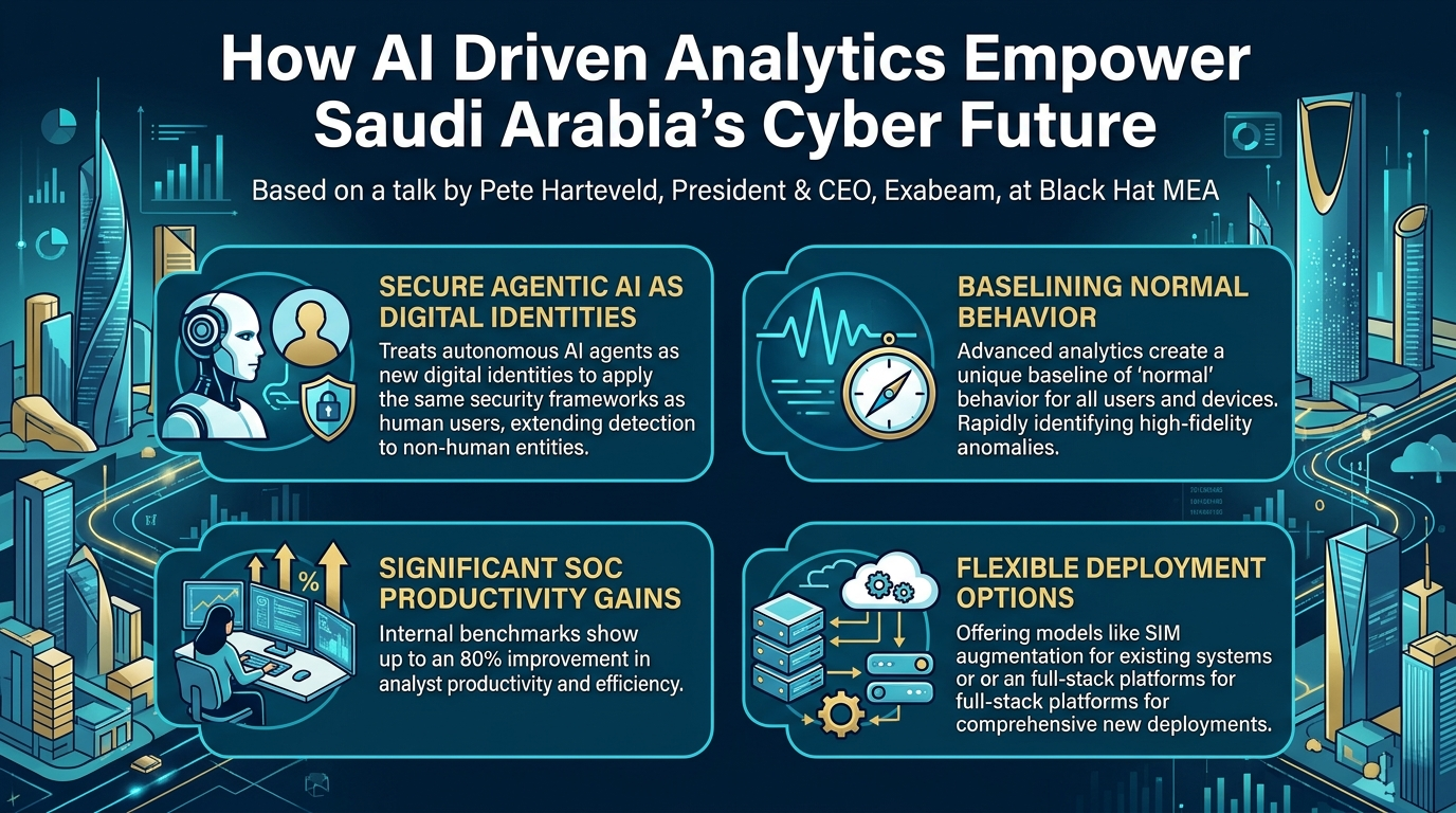 Visual summary for How AI Driven Analytics Empower Saudi Arabia's Cyber Future by Pete Harteveld