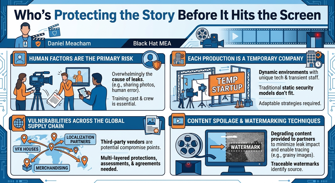 Visual summary for Who's Protecting the Story Before It Hits the Screen by Daniel Meacham