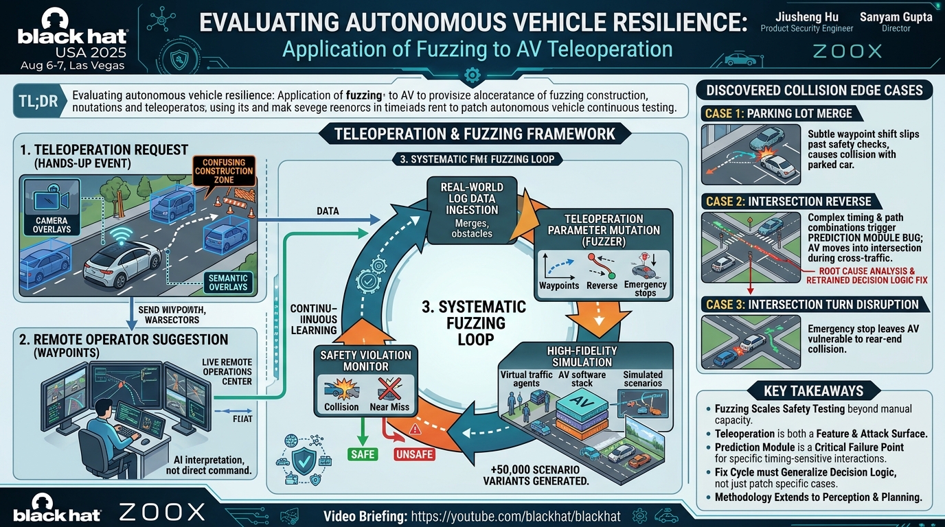 Visual summary for Evaluating Autonomous Vehicle Resilience