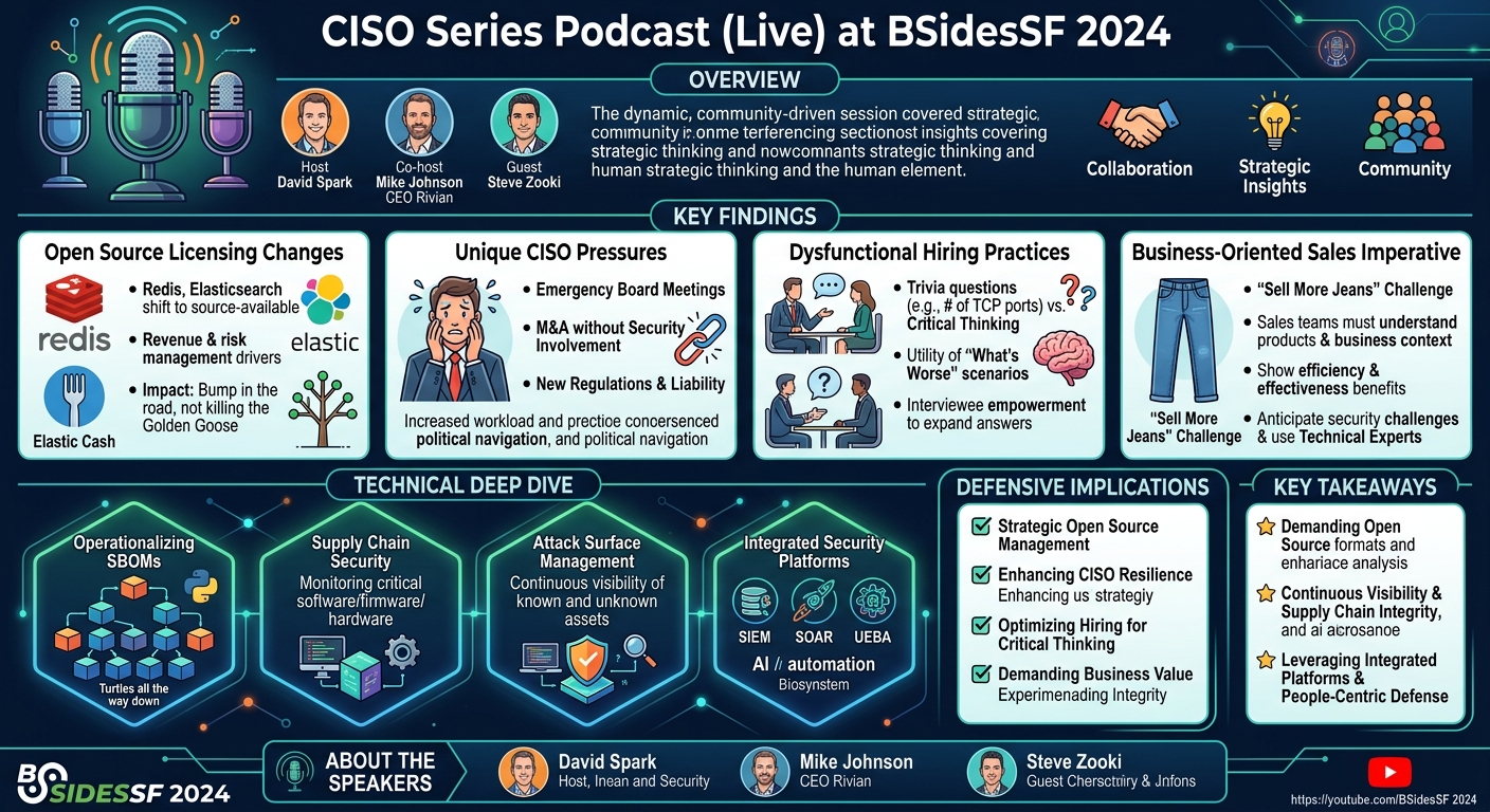Visual summary for CISO Series Podcast (Live)