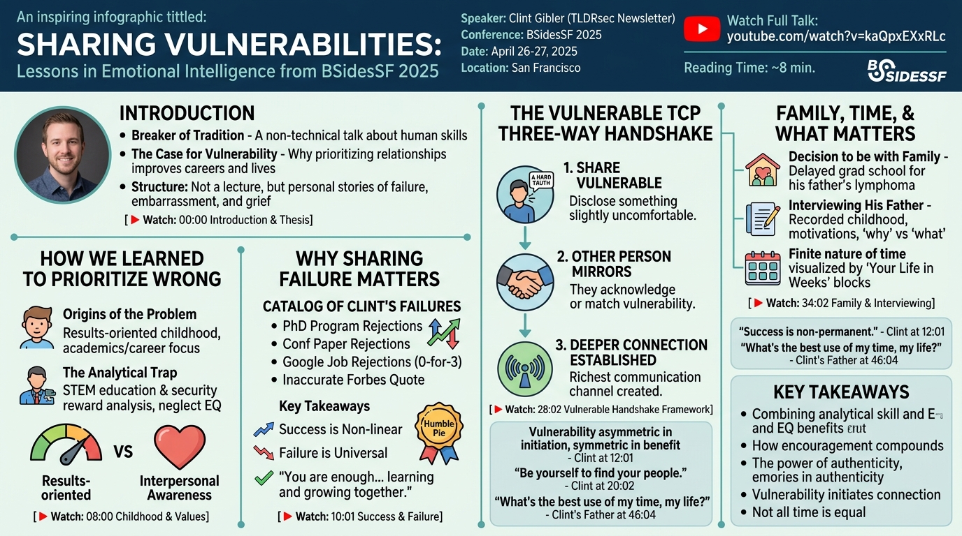 Visual summary for Sharing Vulnerabilities by Clint Gibler