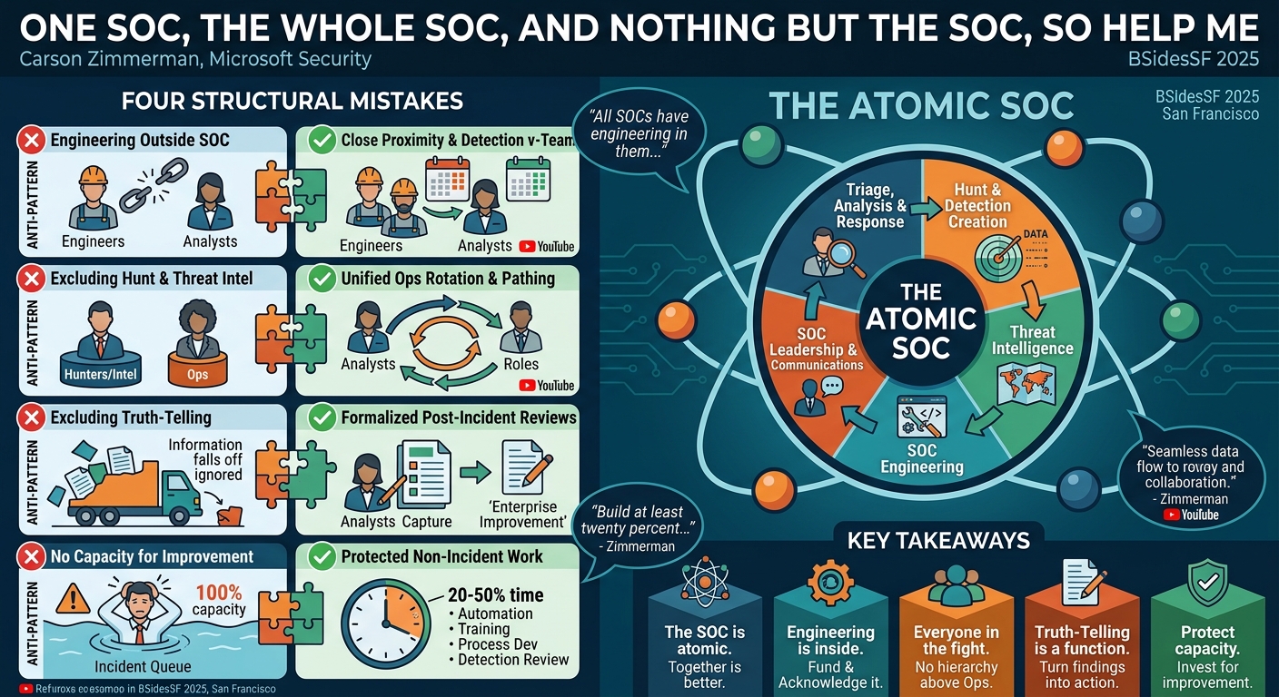 Visual summary for One SOC, The Whole SOC, and Nothing But The SOC, So Help Me by Carson Zimmerman