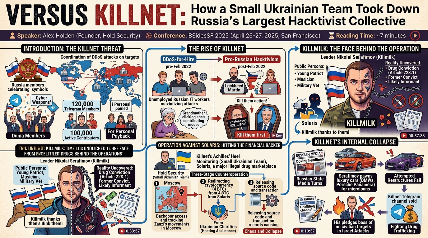 Visual summary for Versus Killnet by Alex Holden