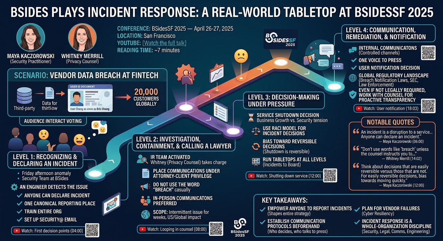 Visual summary for Plays Incident Response by Maya Kaczorowski, Whitney Merrill