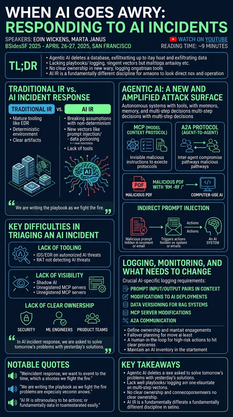 Visual summary for When AI Goes Awry: Responding to AI Incidents by Eoin Wickens, Marta Janus