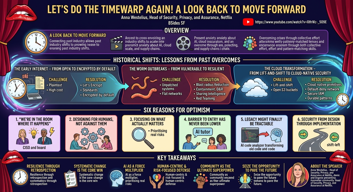 Visual summary for Let's Do the Timewarp Again! A Look Back to Move Forward by Anna Westelius