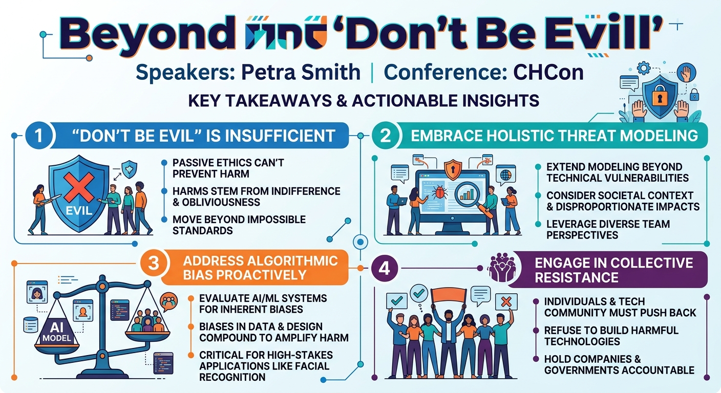 Visual summary for Beyond 'Don't Be Evil' by Petra Smith