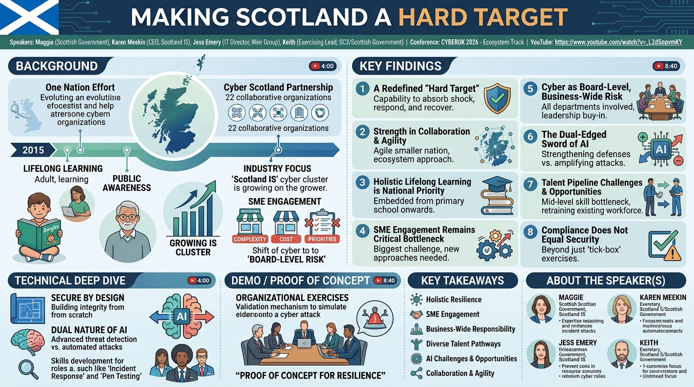Visual summary for CYBERUK 2026 - Ecosystem Track by Unknown