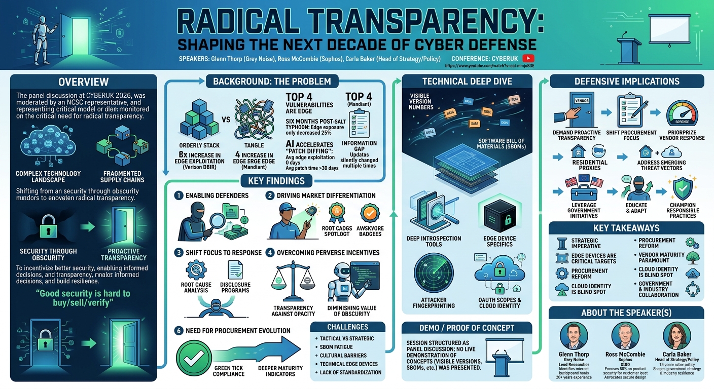 Visual summary for CYBERUK 2026 - Technology Track by Unknown
