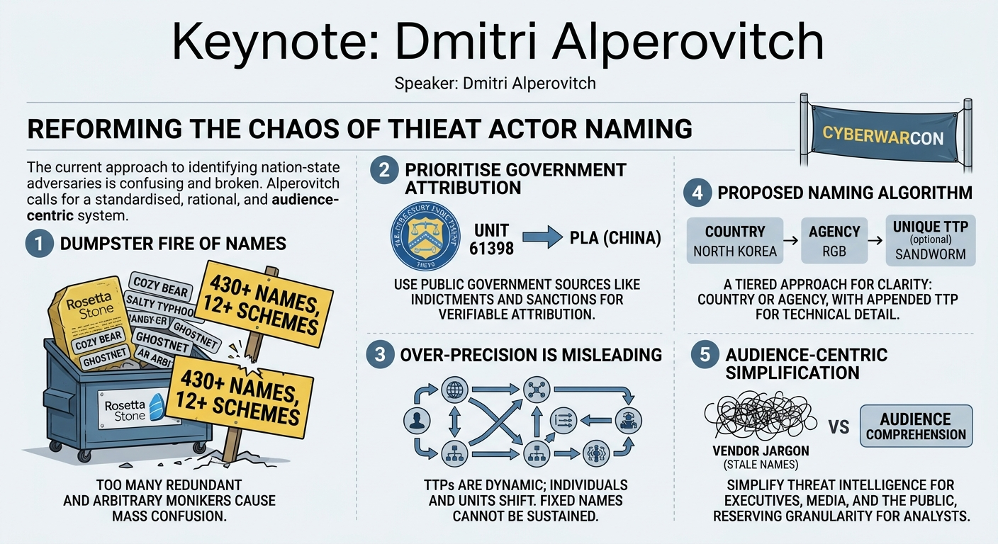 Visual summary for Keynote: Dmitri Alperovitch by Dmitri Alperovitch