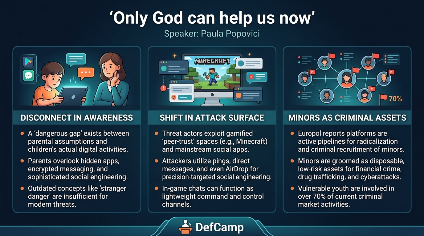 Visual summary for Only God can help us now by Paula Popovici