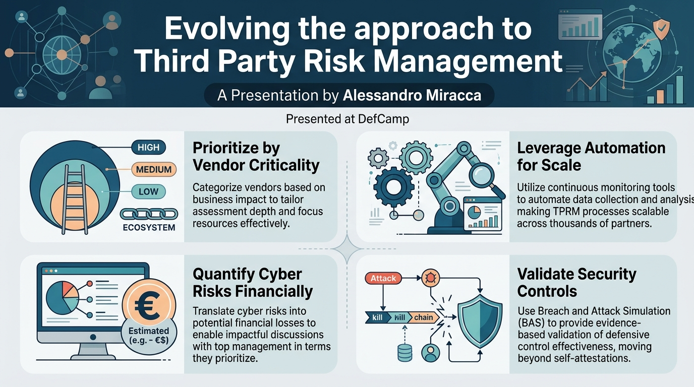 Visual summary for Evolving the approach to Third Party Risk Management by Alessandro Miracca