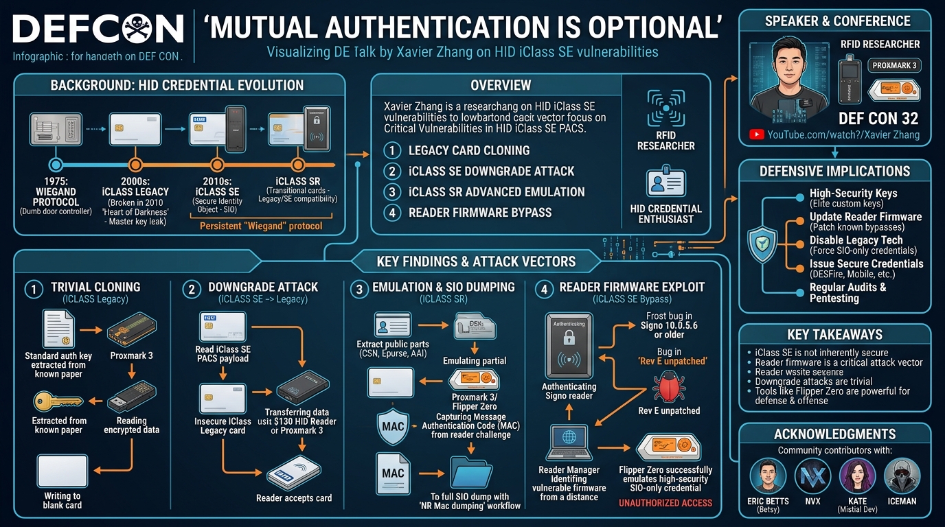 Visual summary for Mutual authentication is optional by Xavier Zhang