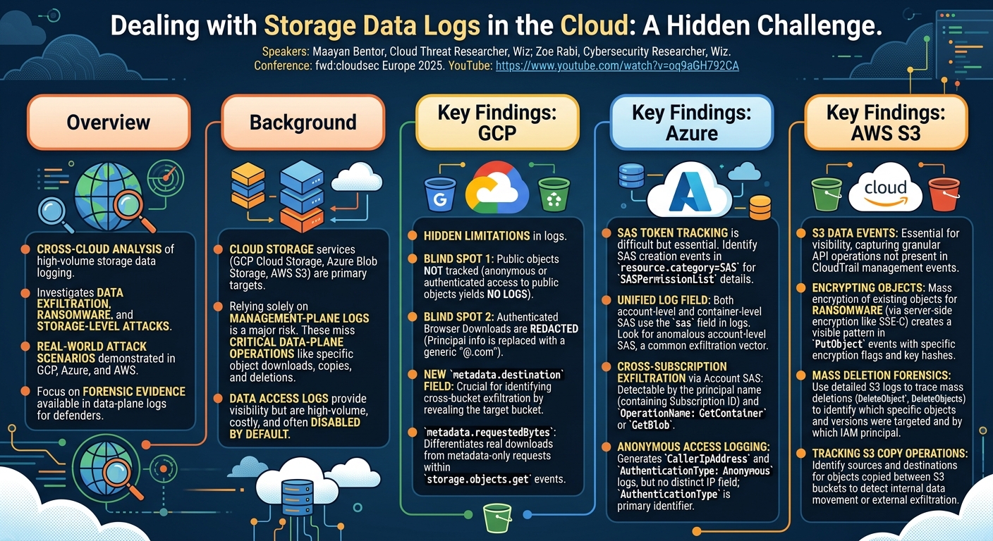 Visual summary for Dealing with Storage Data Logs in the Cloud: A Hidden Challenge by Maayan Bentor, Zoe Rabi