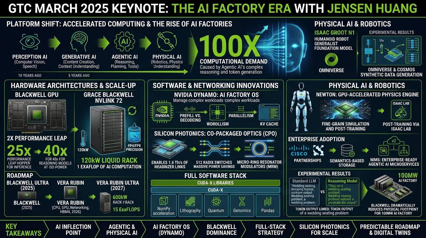 Visual summary for GTC March 2025 Keynote with NVIDIA CEO Jensen Huang by Jensen Huang