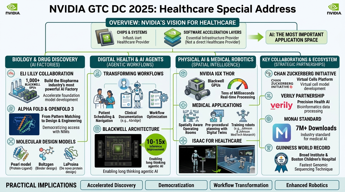 Visual summary for NVIDIA GTC DC 2025: Healthcare Special Address by Kimberly Powell