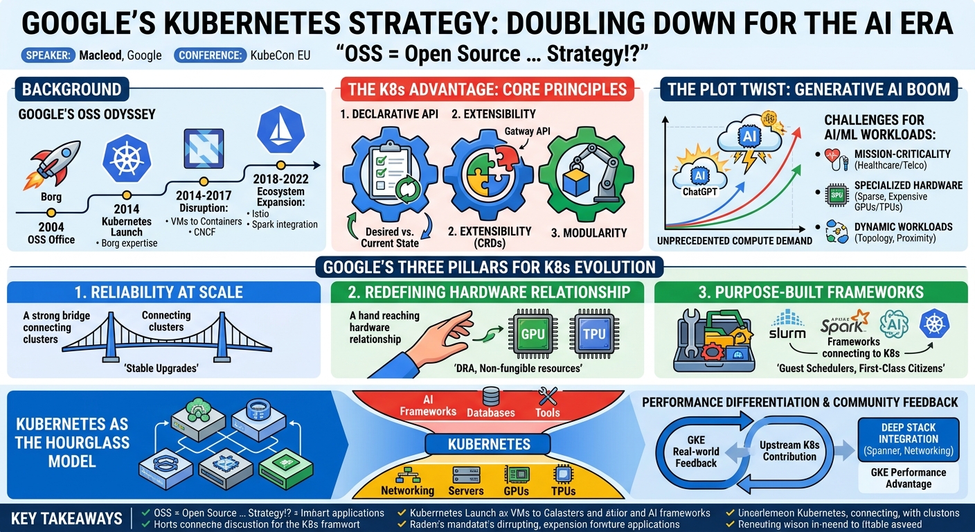 Visual summary for OSS = Open Source ... Strategy!? Google Is Doubling Down on K8s in the AI Era, and Yo... ago Macleod by Strategy!? Google Is Doubling Down on K8s in the AI Era, and Yo... ago Macleod