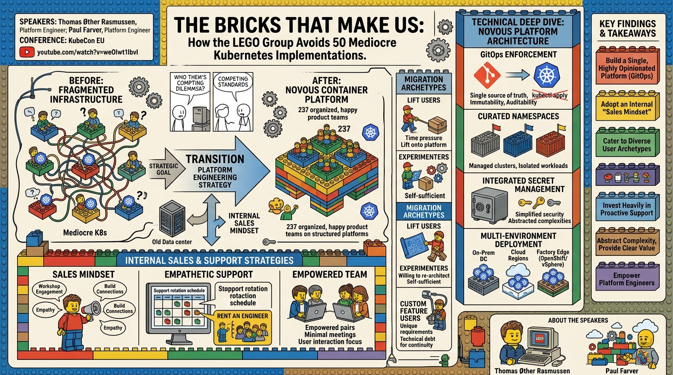 Visual summary for The Bricks That Make Us – How the LEGO Group Avoids 50 Medio... Thomas Øther Rasmussen & Paul Farver by Thomas Øther Rasmussen, Paul Farver