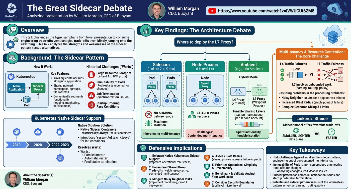 Visual summary for The Great Sidecar Debate - William Morgan, Buoyant by William Morgan, Buoyant