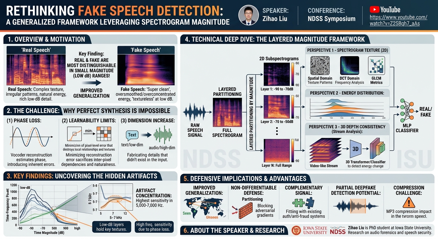 Visual summary for Rethinking Fake Speech Detection: A Generalized Framework Leveraging Spectrogram Magnitude by Zihao Liu