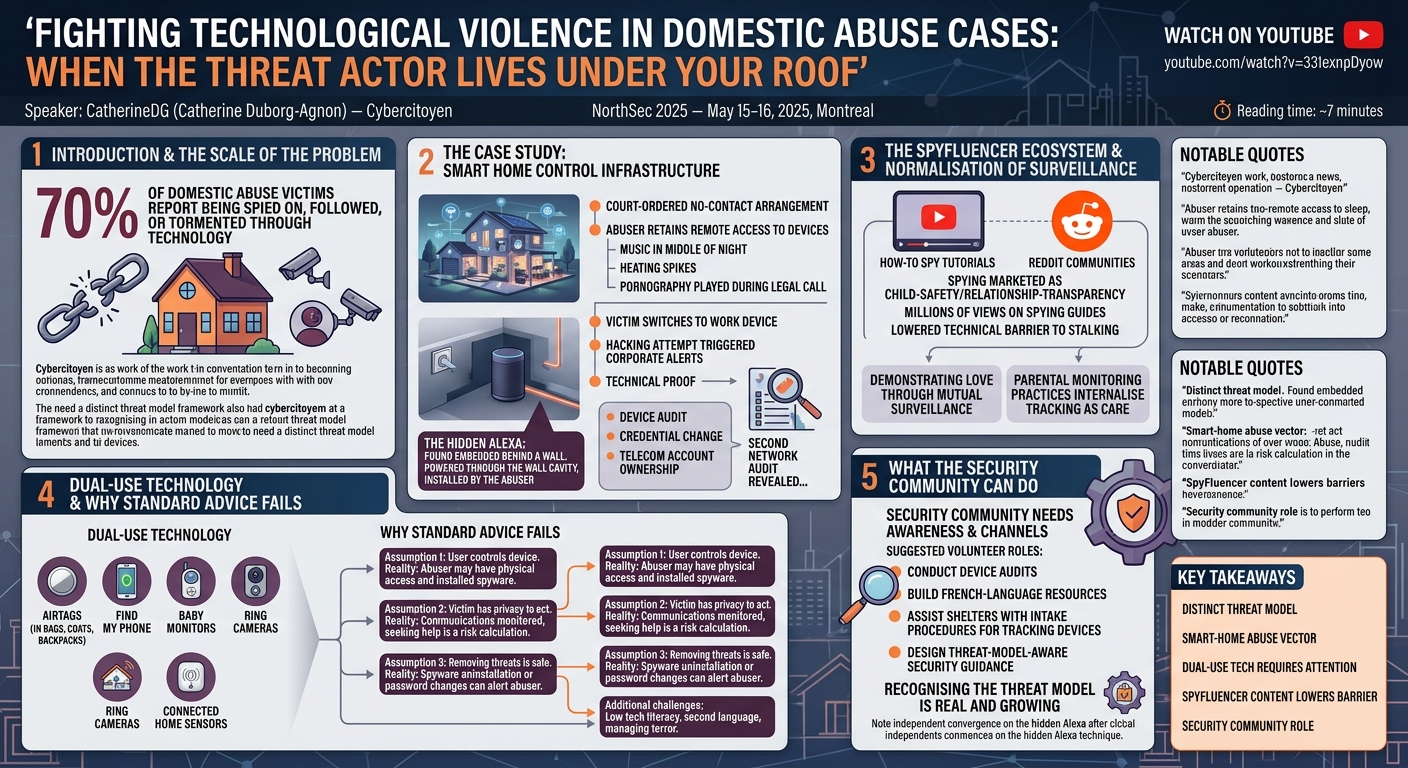 Visual summary for When the threat actor lives under your roof: Fighting Technological Violence in Domestic Abuse Cases by CatherineDG