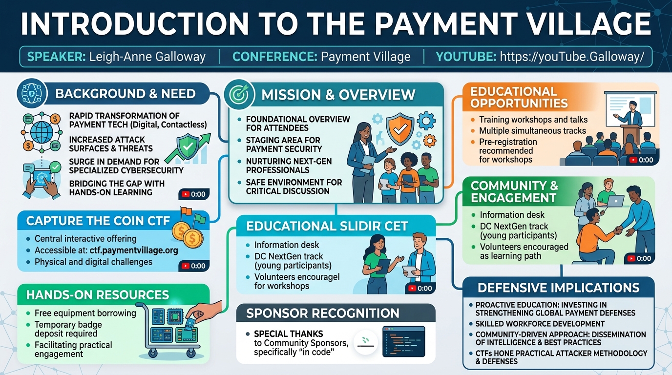 Visual summary for Introduction to the Payment Village by Leigh-Anne Galloway