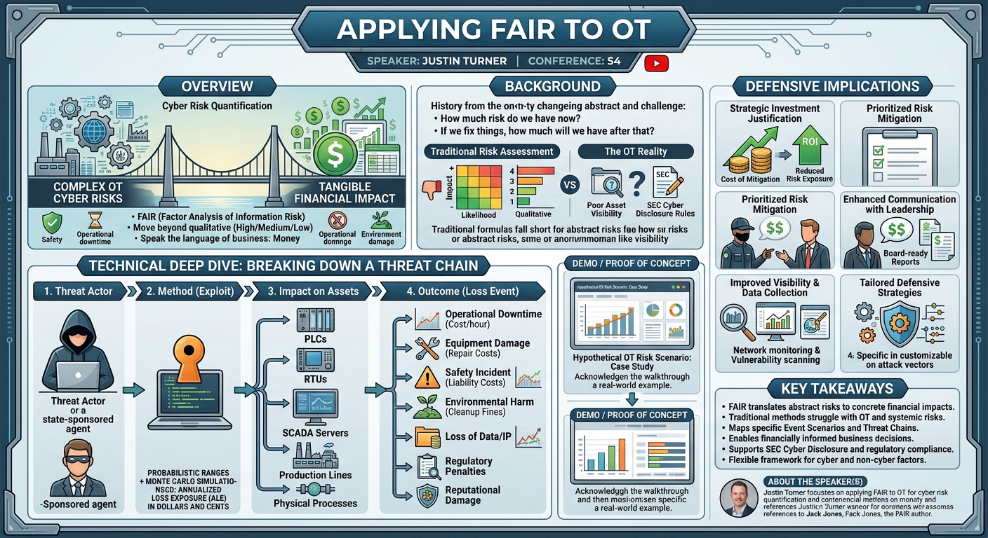 Visual summary for Applying FAIR to OT by Justin Turner