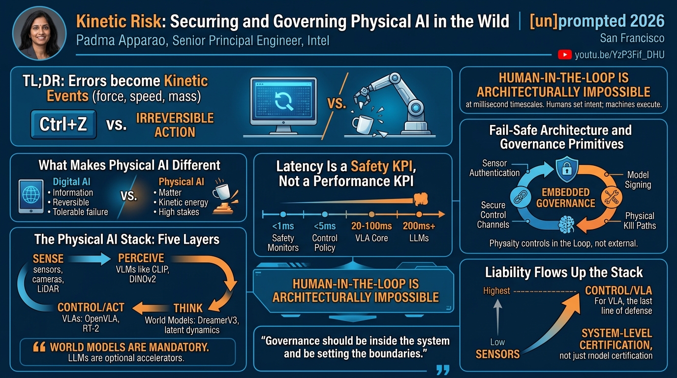 Visual summary for Kinetic Risk: Securing and Governing Physical AI in the Wild by Padma Apparao