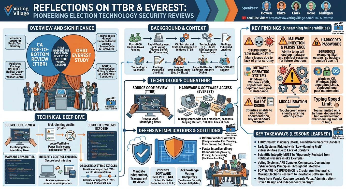 Visual summary for Reflections on TTBR & Everest by Bowen, Blaze, Clark, Hoke, Mulligan