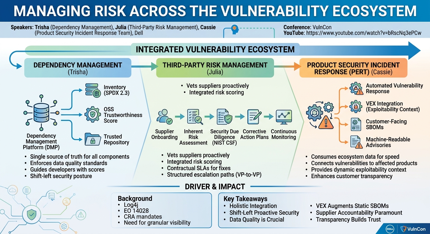 Visual summary for Managing Risk Across the Vulnerability Ecosystem